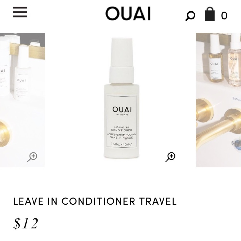 OUAI leave-in conditioner (travel size)